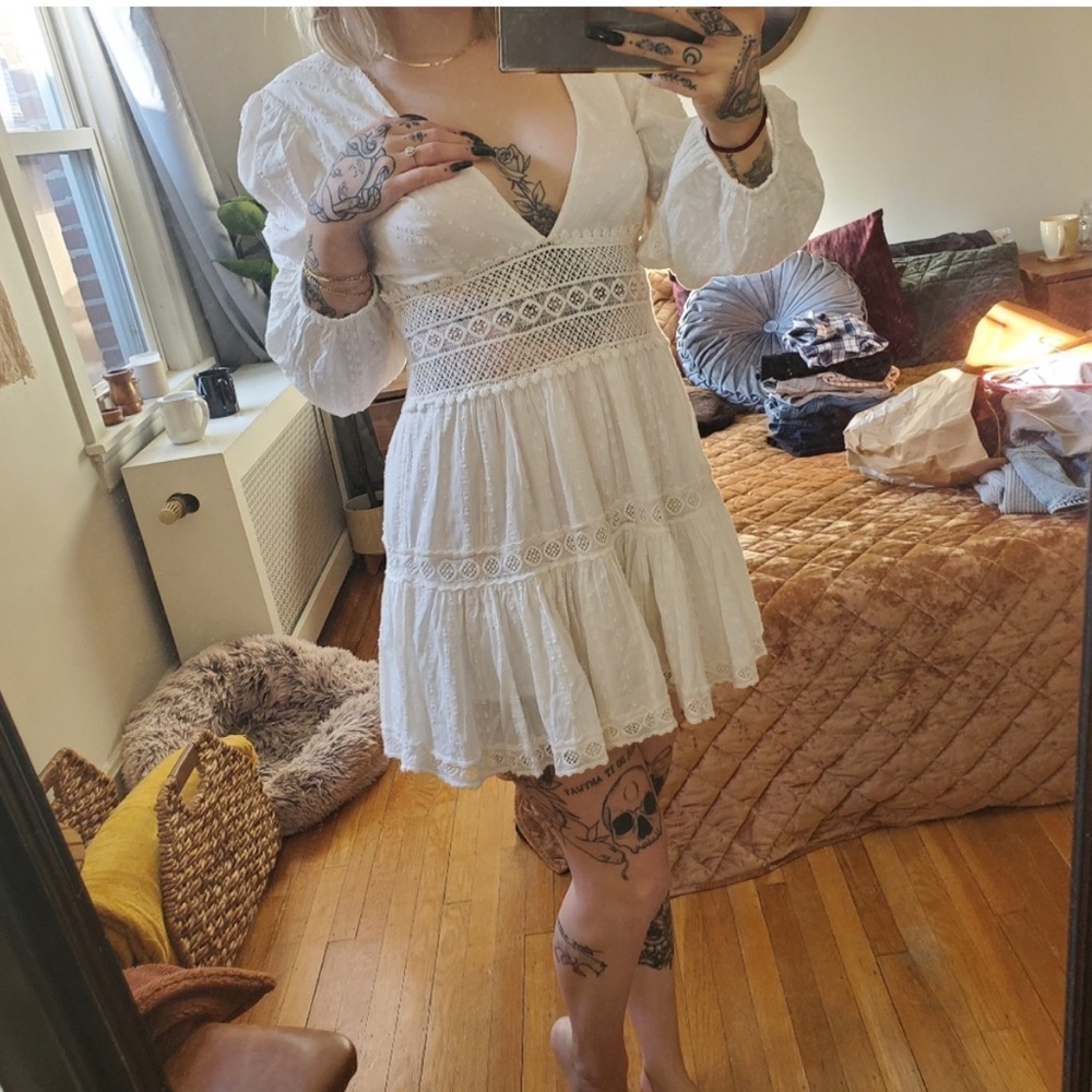 Free People White Dress